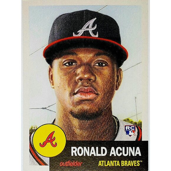 RONALD ACUNA JR ROOKIE "LIVING" 2018 TOPPS LIVING #19, ATLANTA BRAVES, MVP, ROY! - Picture 3 of 3